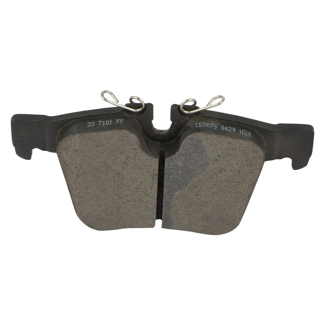 Set of 8 Ceramic Brake Pads with Hardware Kit for Jaguar E-Pace