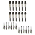 Hitachi Ignition Coil & NGK V-Power Spark Plugs Kit for E65 E66 (2002–2006)