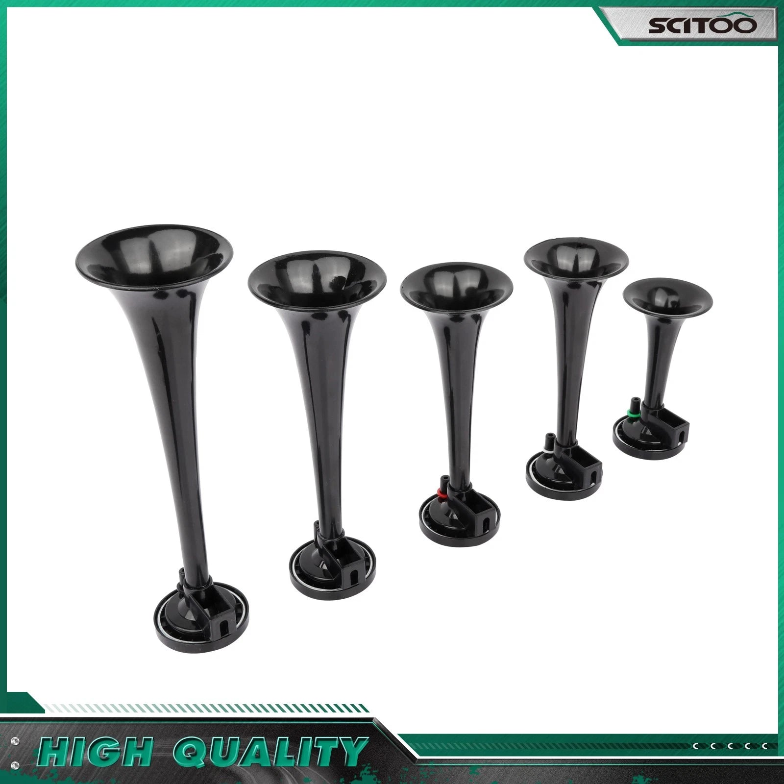 5 Trumpet Air Horn for Truck (12V, 130dB)