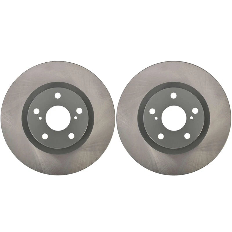 Set of 2 Front Vented Disc Brake Rotors for Toyota Lexus (OEM 296mm)