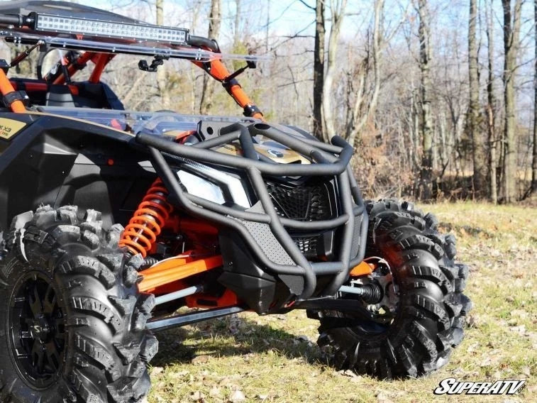 Heavy Duty Front Bumper for Can-Am Maverick X3 (2017–2023) - Wrinkle Black