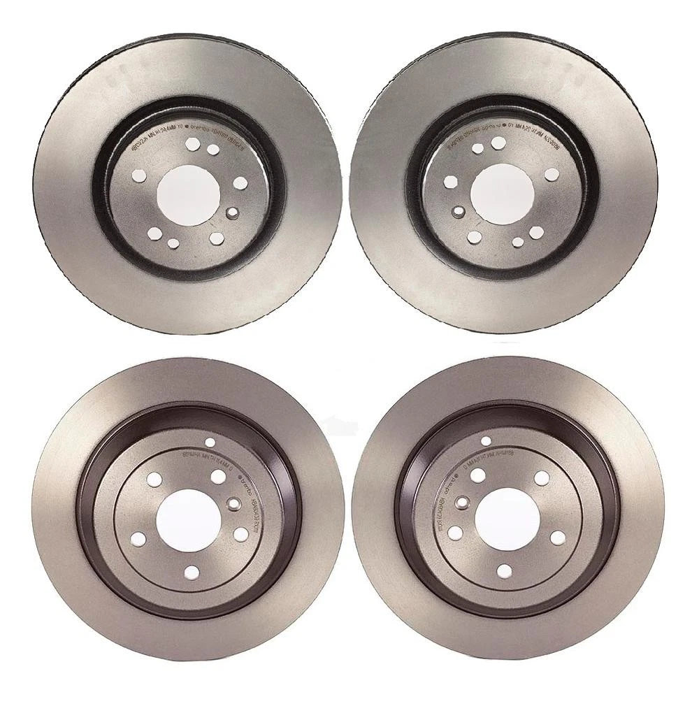 Set of 4 Disc Brake Rotors for Mercedes Benz W164 ML350 (2006–2011)