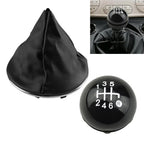 Gloss Black and White / Shift Knob for Fiat 500 (2012–2018)