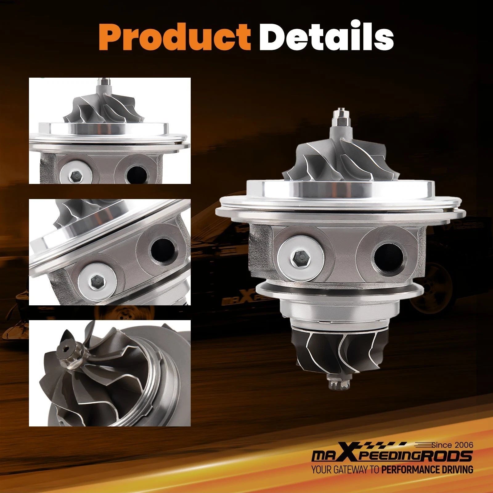 Turbo CHRA Cartridge for Land Rover Range Rover Evoque Discovery 2.0 (2011–2019)