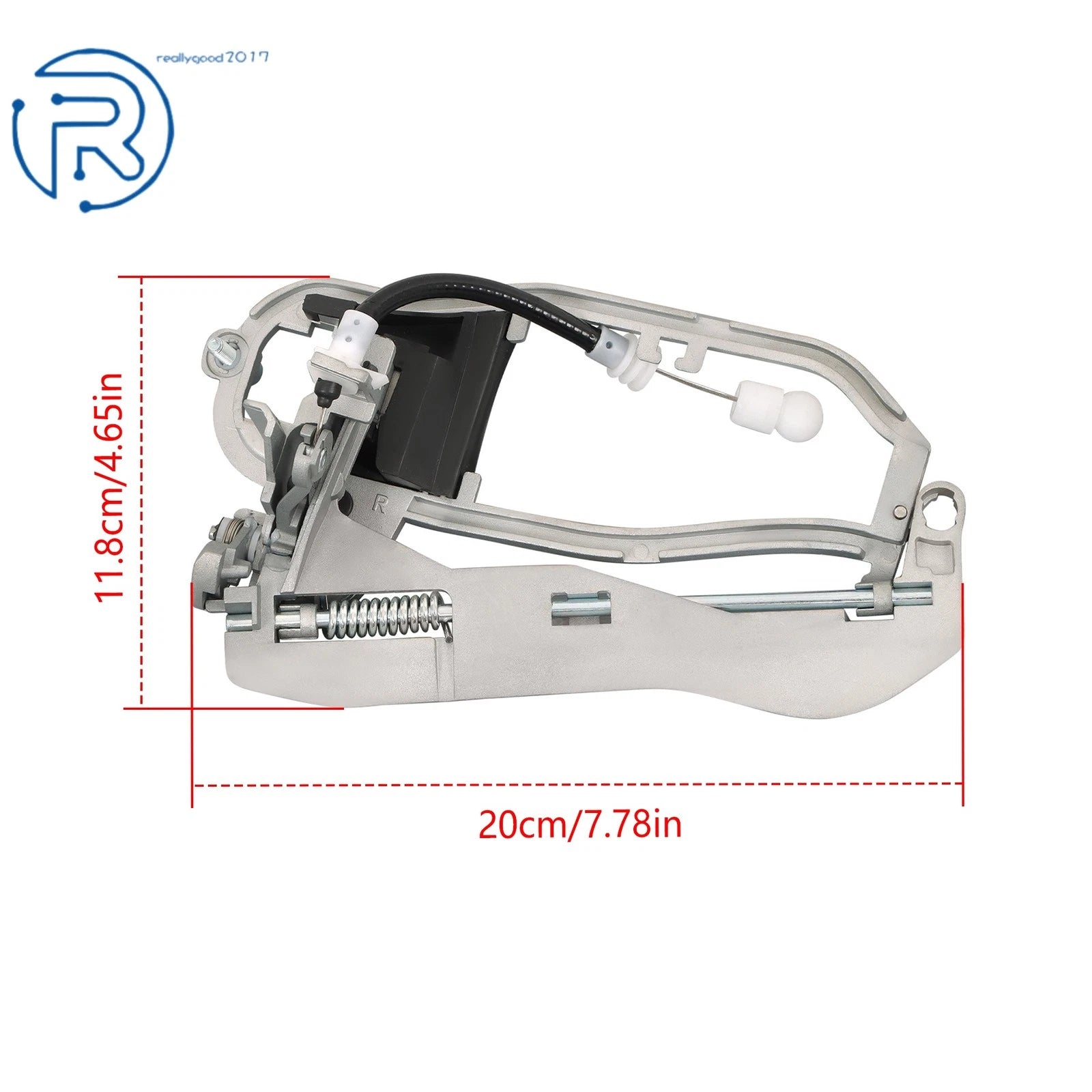 Set of 4 Door Handle Carriers for BMW X5 (2000–2006)