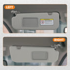 2X Side Sun Visor Pair with Mirror for Hyundai Veloster (2012–2015) 85220-2V140-TX