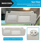 RH Sun Visor for Toyota Prado TRJ120 RZJ120 LJ120 GRJ120 KZJ120 KDJ120 (2003–2009)