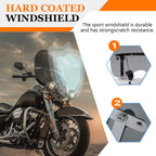 18"x16" Windshield for Honda VTX 1300 1800 (2003–2009)