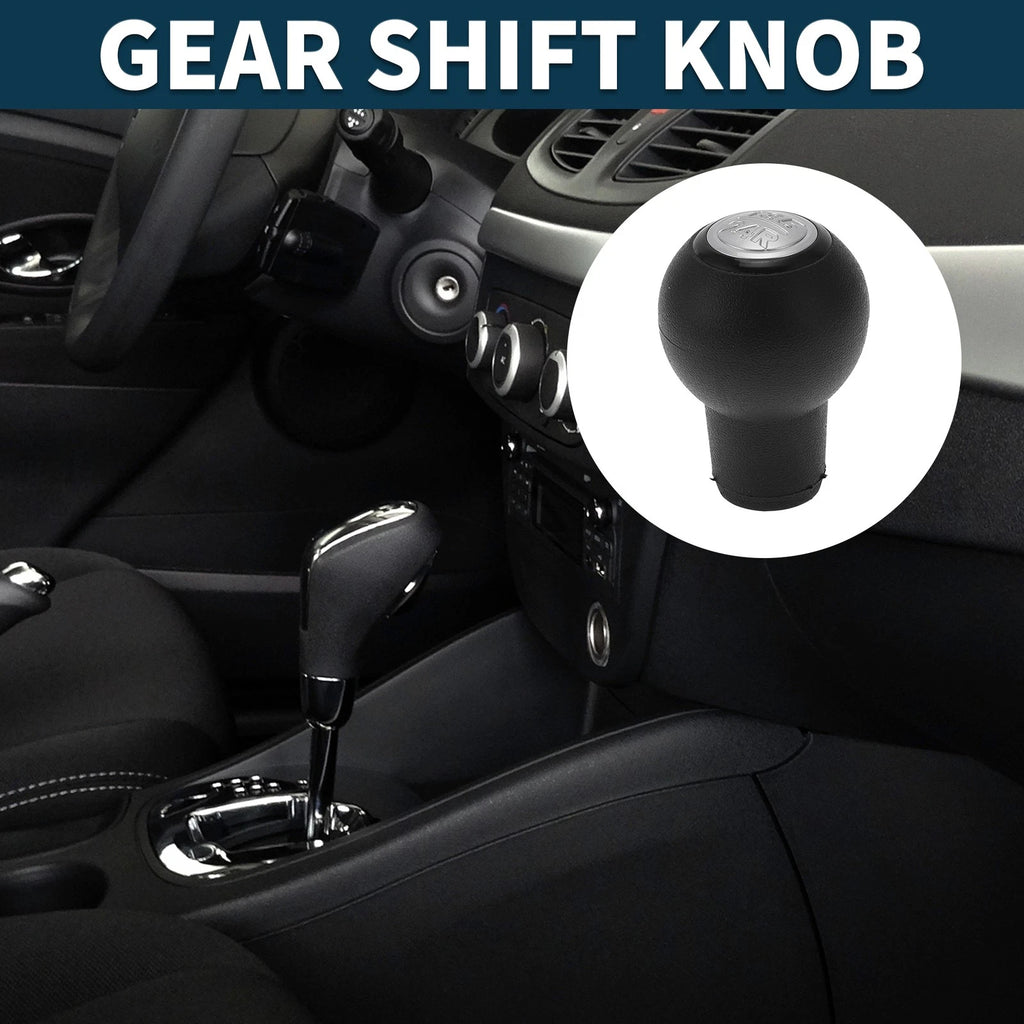 5 Speed Manual Gear Shifter Knob for Hyundai Elantra (2000–2006) Black Plastic