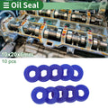Set of 10 Oil Seal Rotary Shaft Seal 10x20x6mm High Pressure TPU