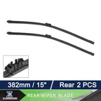 2pcs Rear Windshield Wiper Blade for Ford Edge (2016–2021), BMW X5 E70 (2007–2013)
