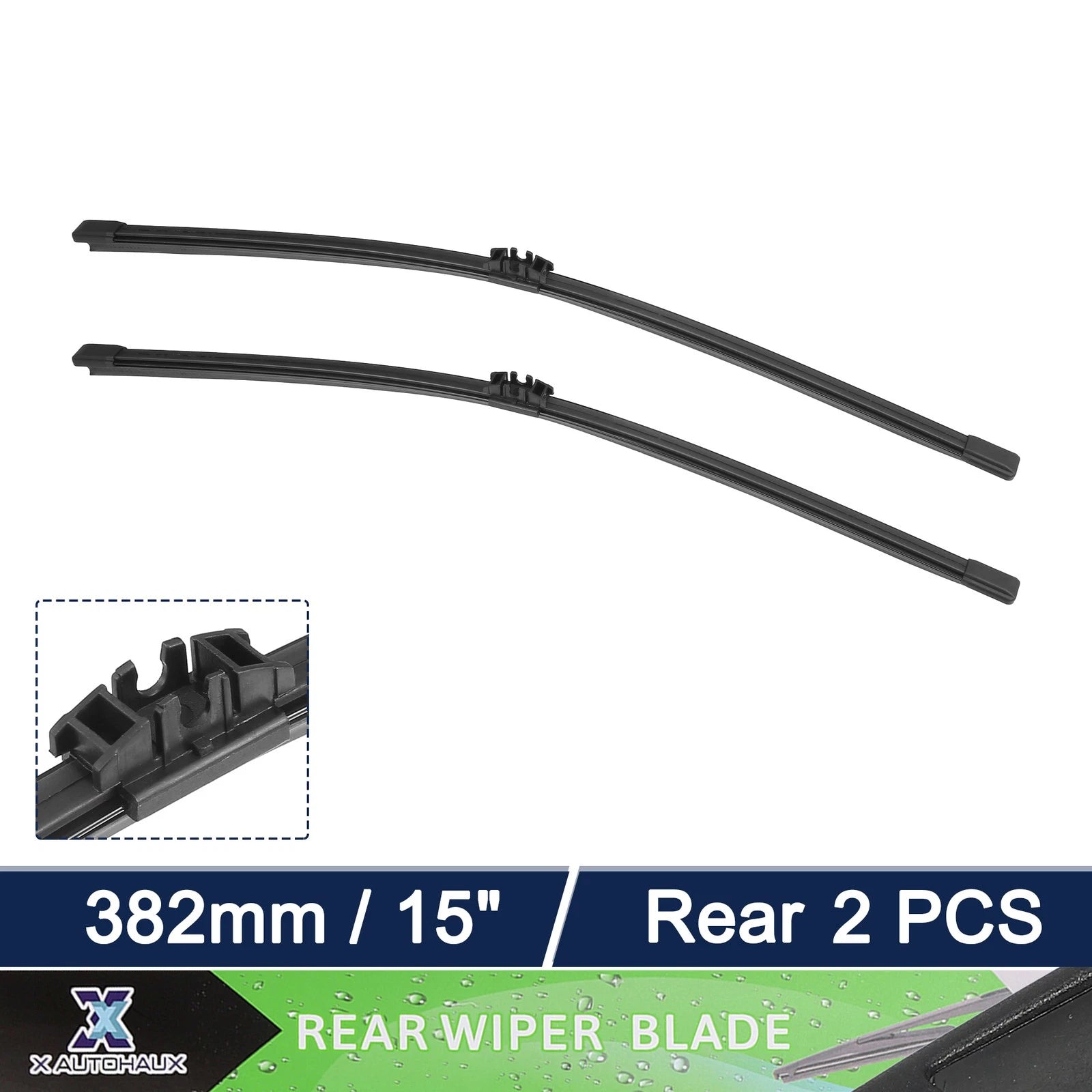 2pcs Rear Windshield Wiper Blade for Ford Edge (2016–2021), BMW X5 E70 (2007–2013)