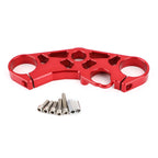 Lowering Triple Tree Front Upper Top Clamp for Suzuki GSXR 600 750 1000 (2001–2023) Red