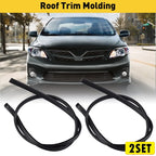 Set of 2 Roof Trim Molding Kit for Toyota Corolla CE Sedan (1998–2002)