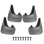 Set of 4 Universal Splash Guards Mudflaps for Car Pickup Truck SUV