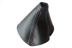 Leather Automatic Shift Boot Cover for BMW E81 E82 E87 (2004–2013) Black M Type