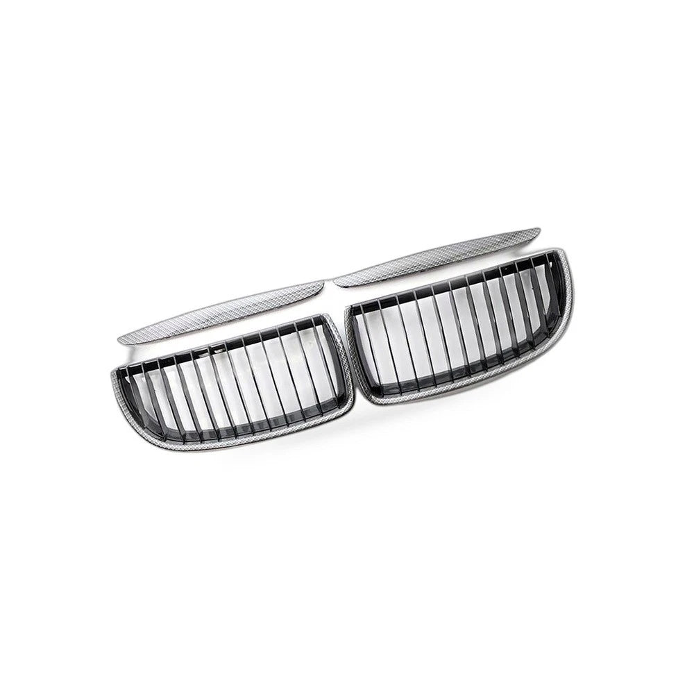 Front Grille for BMW 3 Series E90 E91 (2006–2008) Gloss Black Carbon GZ.A