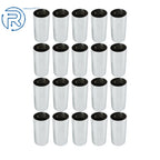 Set of 4 Lug Nut Covers for Truck (33mm Screw-On Flat Top)