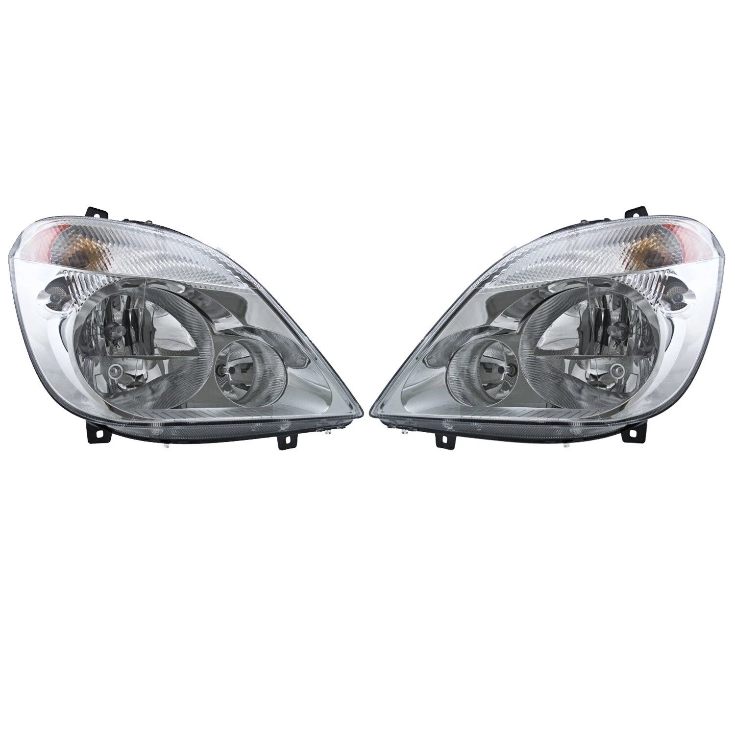 Set of 2 Halogen Headlight Assemblies for Mercedes Sprinter (2007–2018)