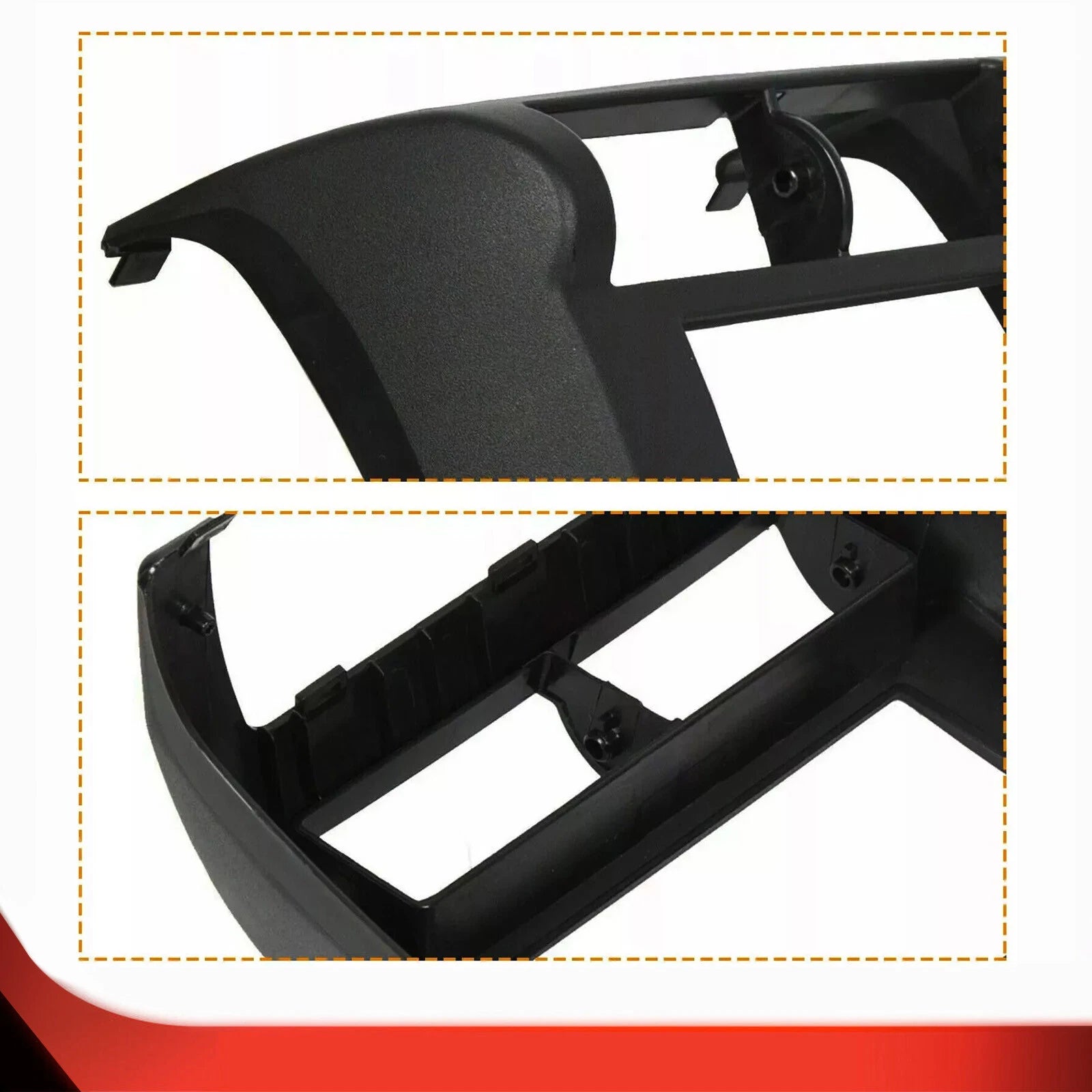 Double Din Dash Bezel for Jeep Wrangler TJ (1997-2002)