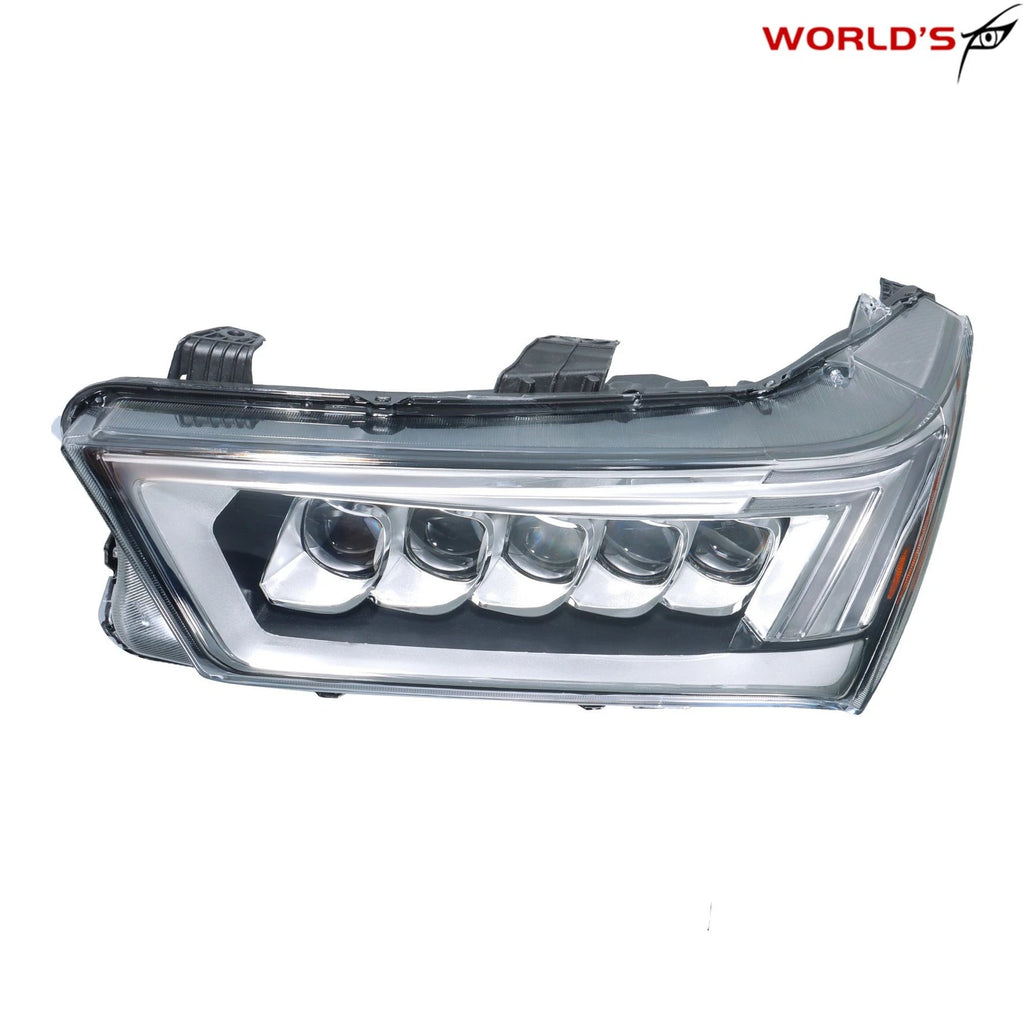 LED Headlight for Acura MDX (2017–2020) Clear Lens Left Side Chrome