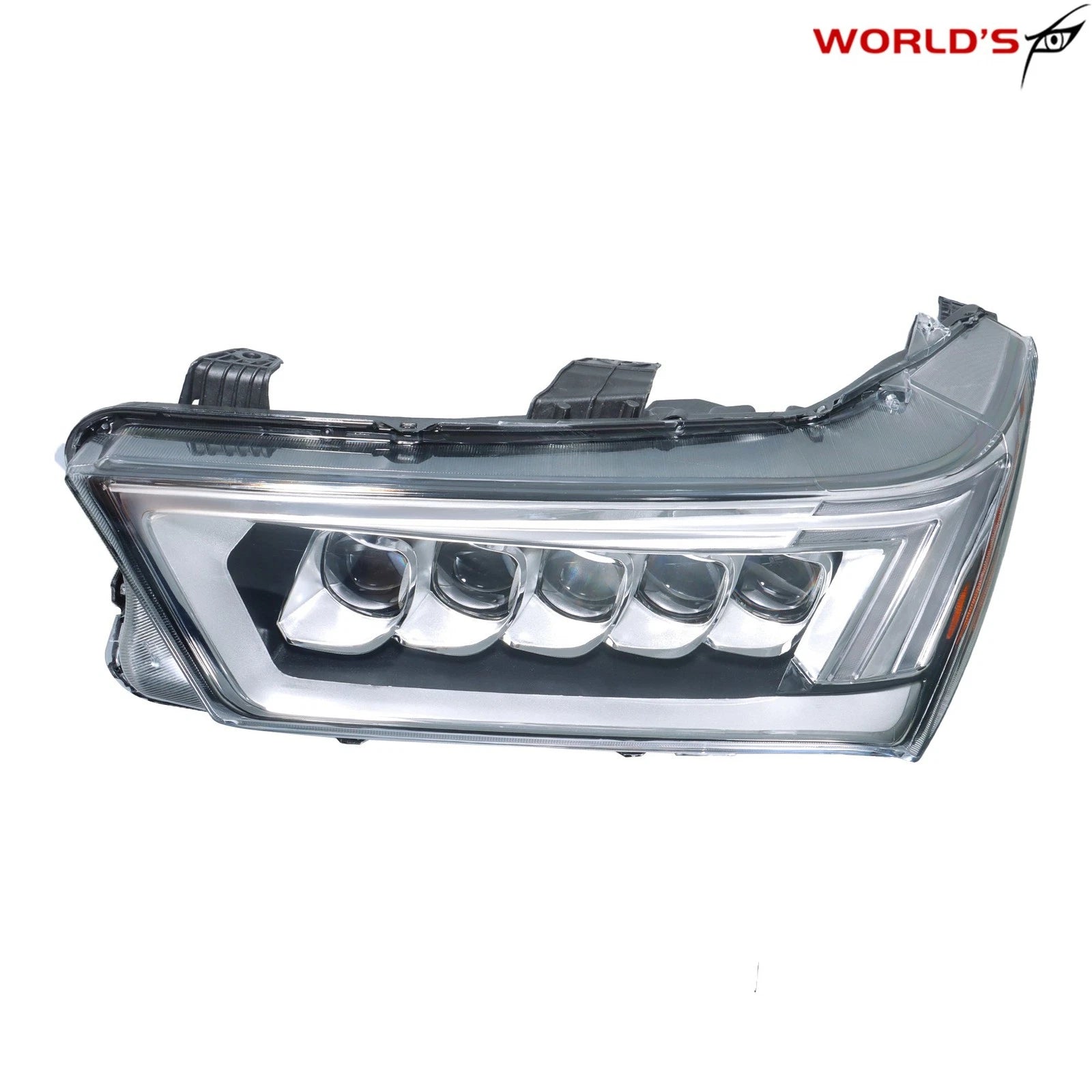 LED Headlight for Acura MDX (2017–2020) Clear Lens Left Side Chrome