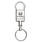 Satin-Chrome Valet Keychain - Officially Licensed for Honda VTEC Vehicles