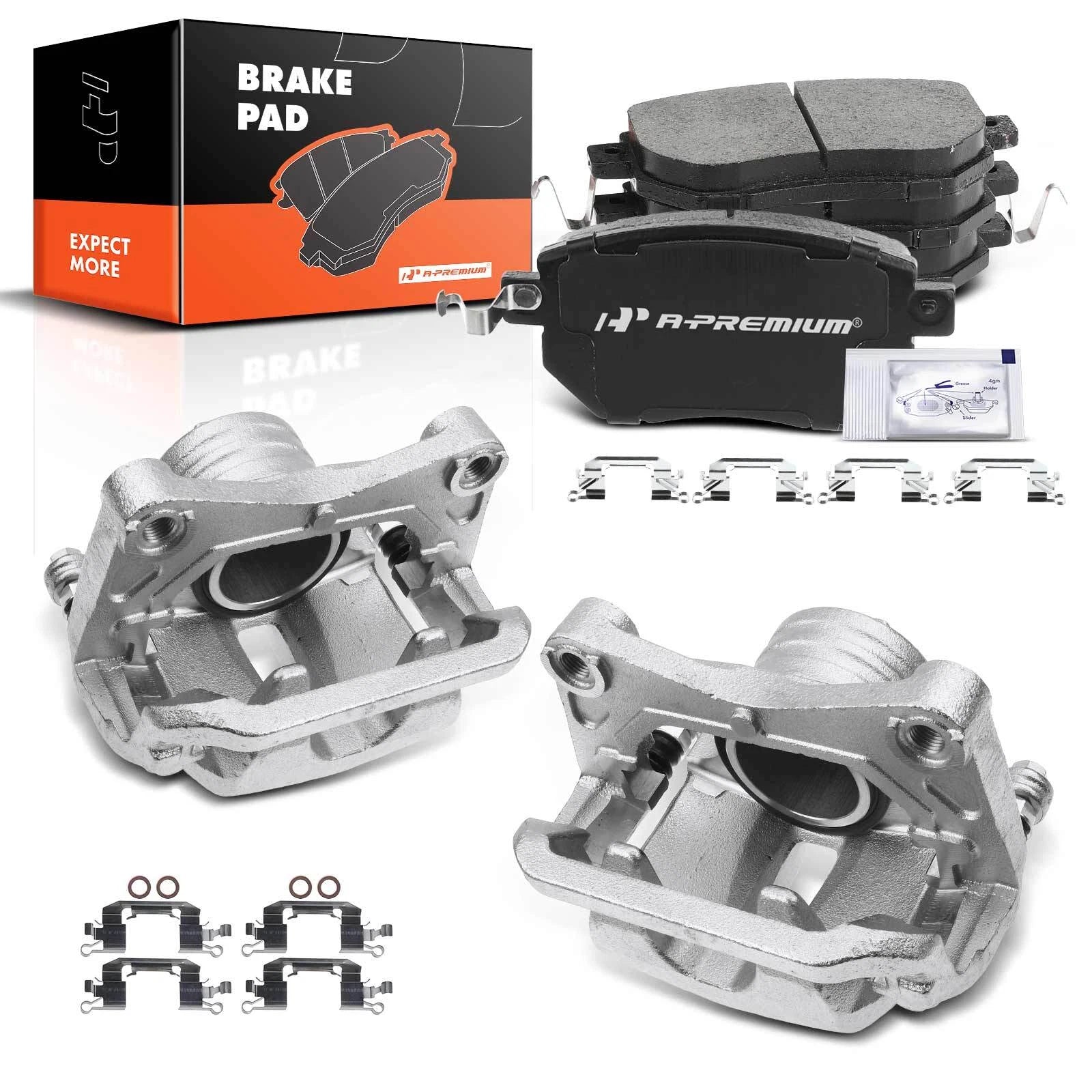 Front Brake Caliper & Pads for Nissan Murano (2003–2007, 2009–2012)