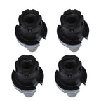Set of 4 Collet Chucks for CAT40 ER25 (Gage Length 2.76")