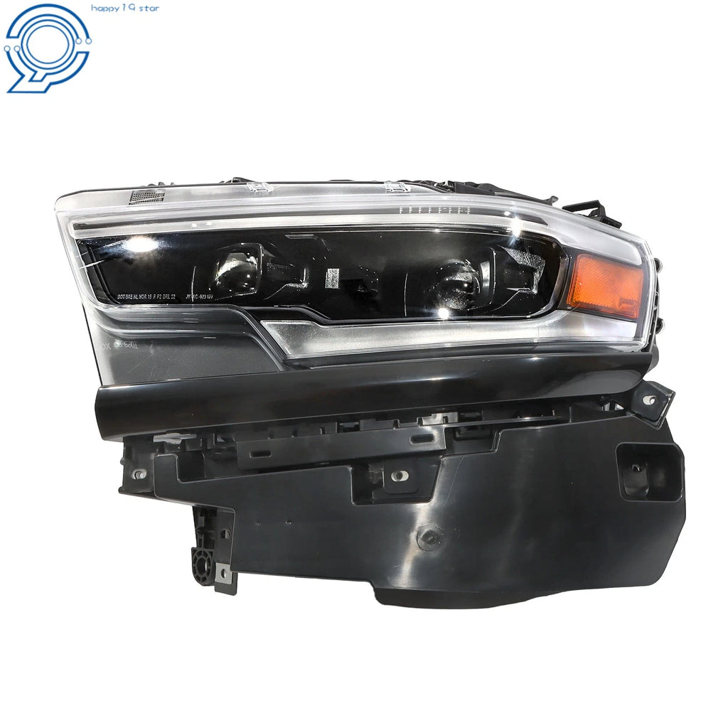 Full LED Headlight for Ram 1500 (2019–2024) Dual Projector Black Driver Side
