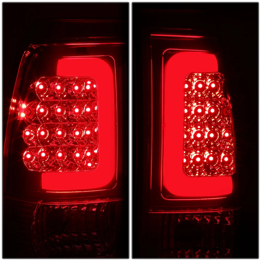 Set of 2 LED C-Tube Bar Tail Brake Light Lamps for Silverado Sierra 1500 (2003–2007)