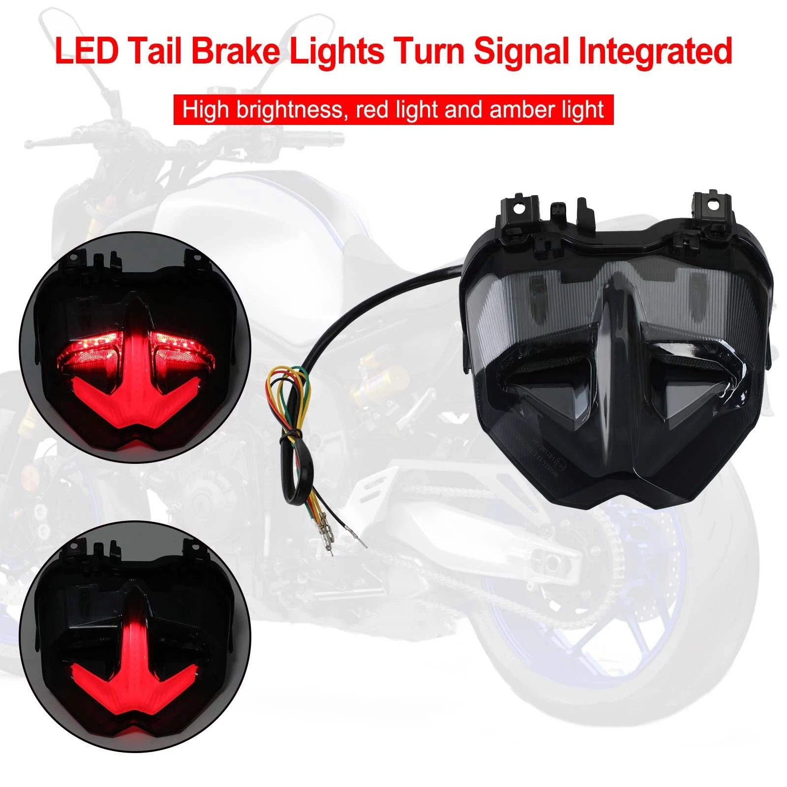 Tail Brake Lights Turn Signal for Yamaha MT-09 MT10 SP (2021–2023) #3