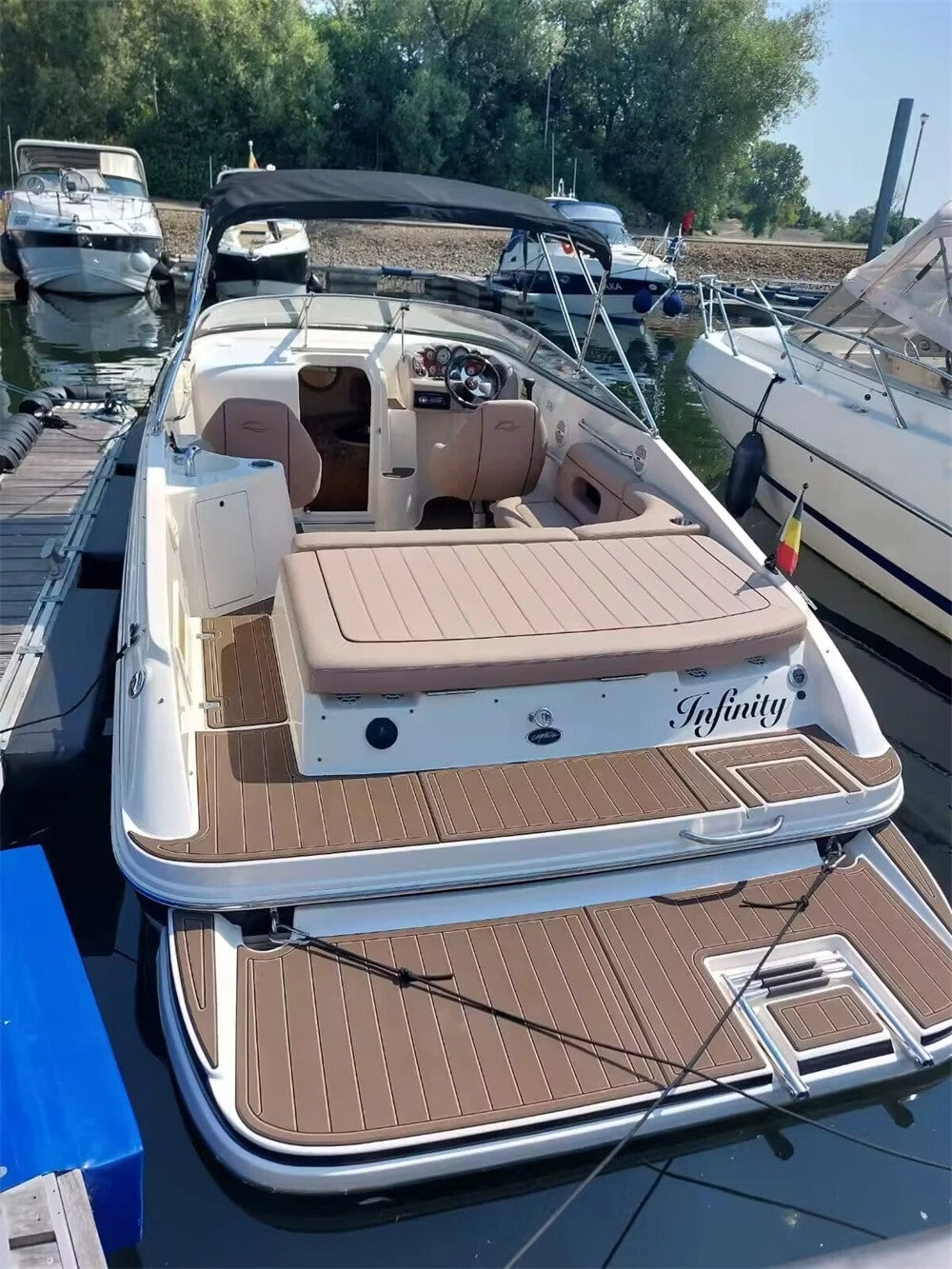 EVA Foam Teak Deck Flooring Mat for Rinker 232 (2004)