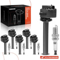 Set of 6 Ignition Coils & Iridium Spark Plugs for Honda Passport (2000–2002)