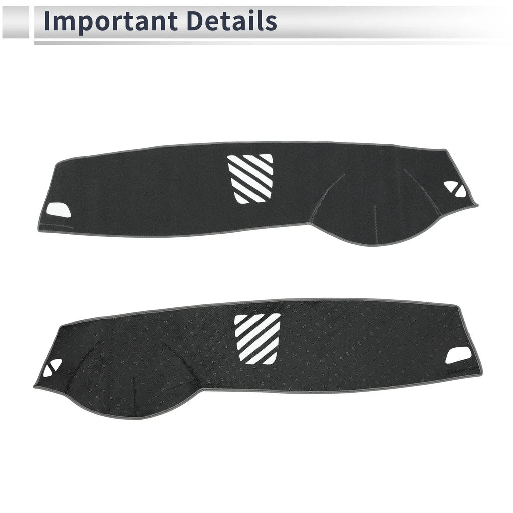 Dashboard Cover Mat for BMW 5 Series F10 F11 (2010–2017) Sun Protector Gray