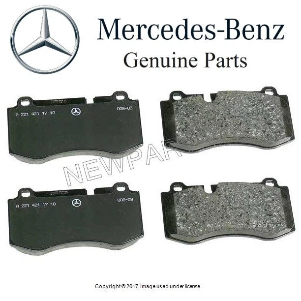 Disc Brake Pad Set with Sensor for Mercedes W221 (2007–2013)