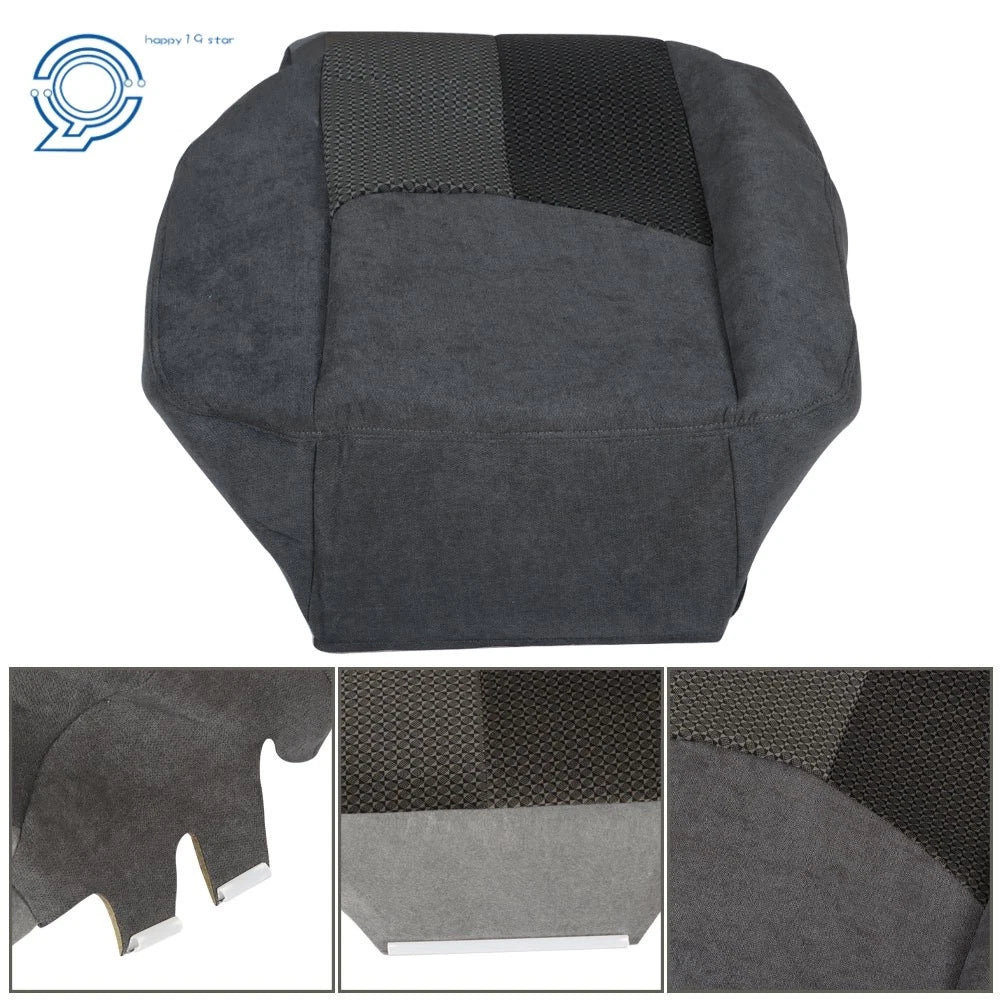 Driver Bottom Seat Cover for Chevy Silverado (2003–2006) Dark Gray Cloth