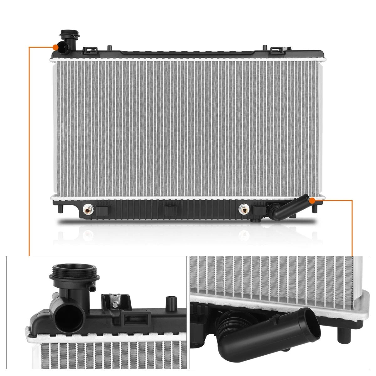 OE Style Radiator DPI-13044 for Chevy Caprice (2011) & Pontiac G8 (2008–2009)