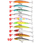 10cm 9g Artificial Fishing Lures for Bass Pike (Performance)