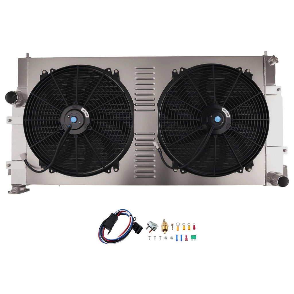 4 Row Aluminum Radiator Shroud Fan for Dodge Ram 2500/3500 (1994–2002)