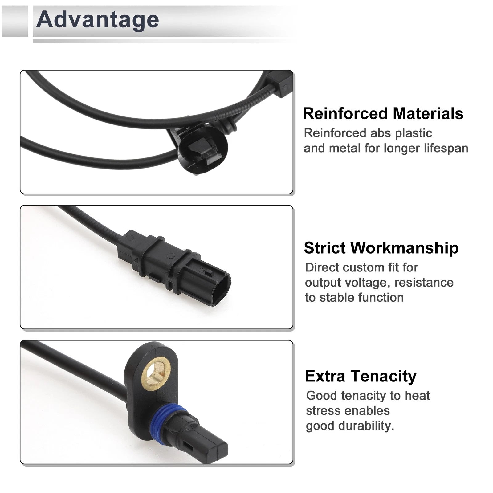 ABS Wheel Speed Sensor No. 57475SNEA51 for Honda Civic (2009–2011) Rear Left