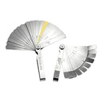Feeler Gauge Set of 2 Stainless Steel 0.04-0.88mm for Mechanical Use
