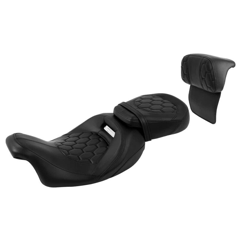Seat Backrest Pad for Harley Touring Models (2014–2023)
