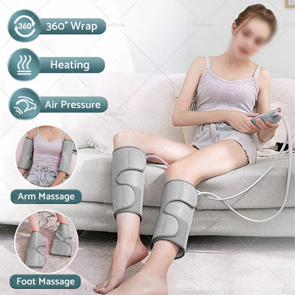 Leg Foot Massager with Heat for Calf and Thigh Muscles (2023)