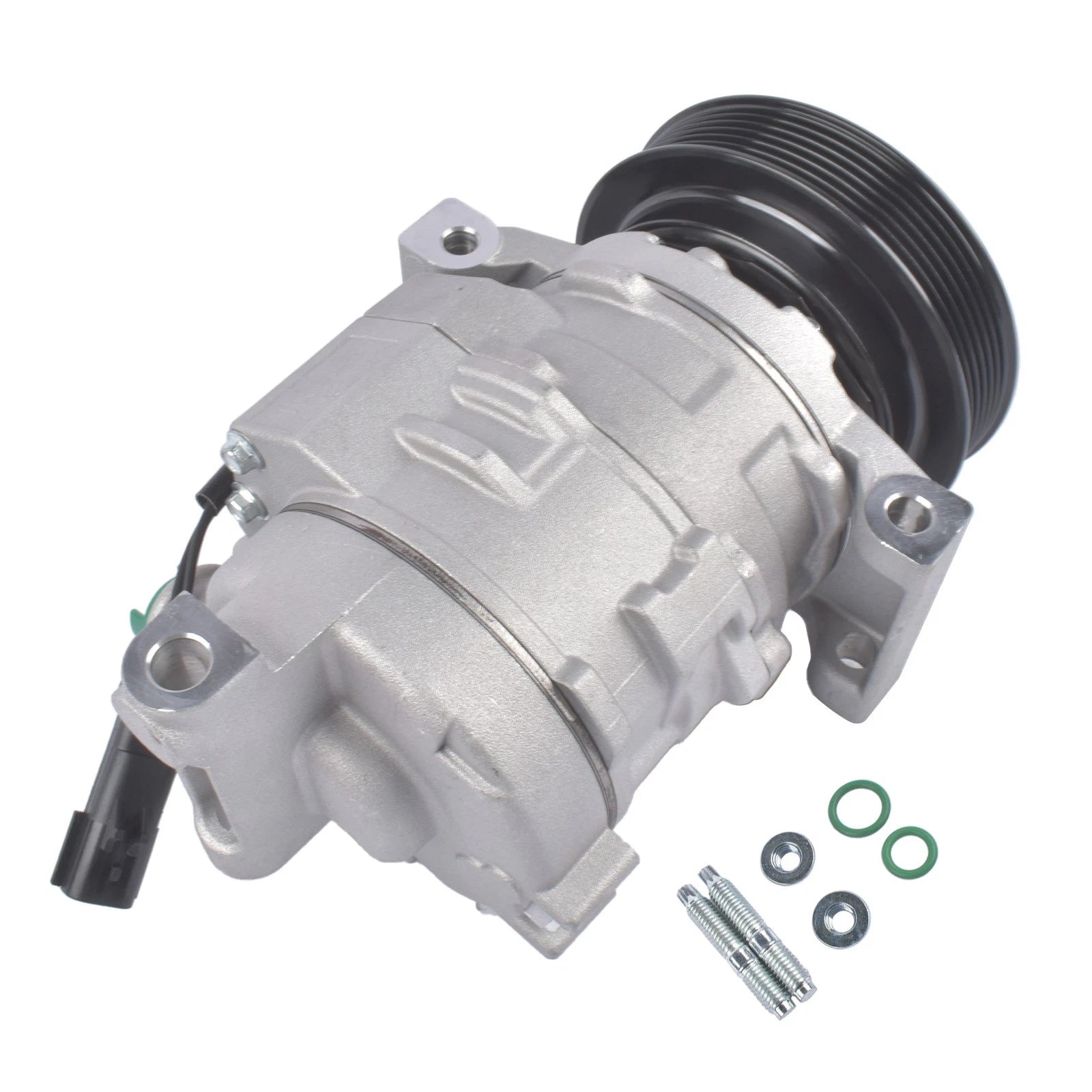 A/C Compressor w/ 6-Groove Pulley for Dodge Ram 1500 2500 3500 (2009–2023) 55111442AG