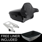 King Trunk Backrest Mount Rack for Harley Touring (2014–2026) Chrome