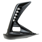 Replacement Black Textured Composite Front Passenger Side Fog Light Bezel
