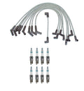 Denso Wire Set & 8 Iridium Power Spark Plug Kit for 7.5L V8 Carb
