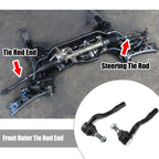 2pcs Front Outer Tie Rod End ES80687 ES80688 for Mercedes-Benz C230 C240 C280 (2000–2007)