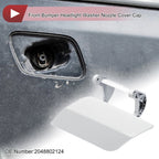 Front Left Washer Nozzle Cover Cap for Mercedes-Benz C350 (2008–2014) White